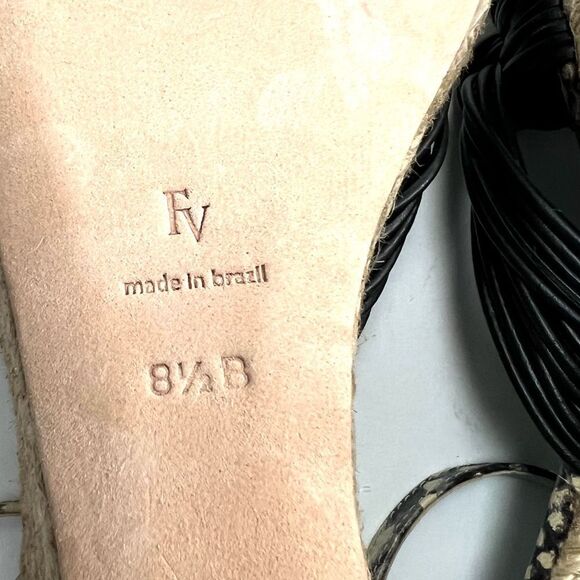 Frances Valentine Jute Espadrille Wedge Sandals - Picture 13 of 13